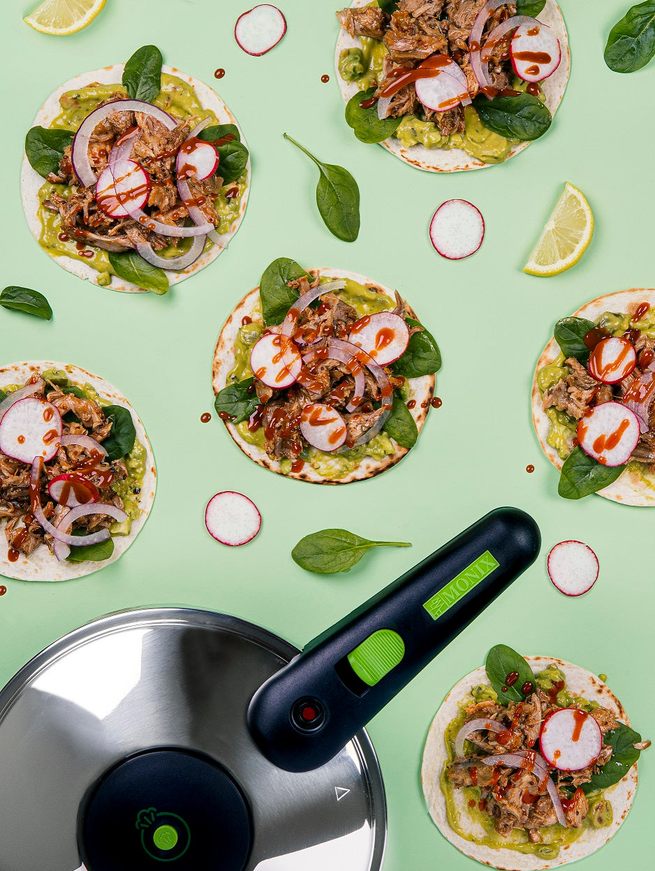 Tacos mexicanos de costilla marinada