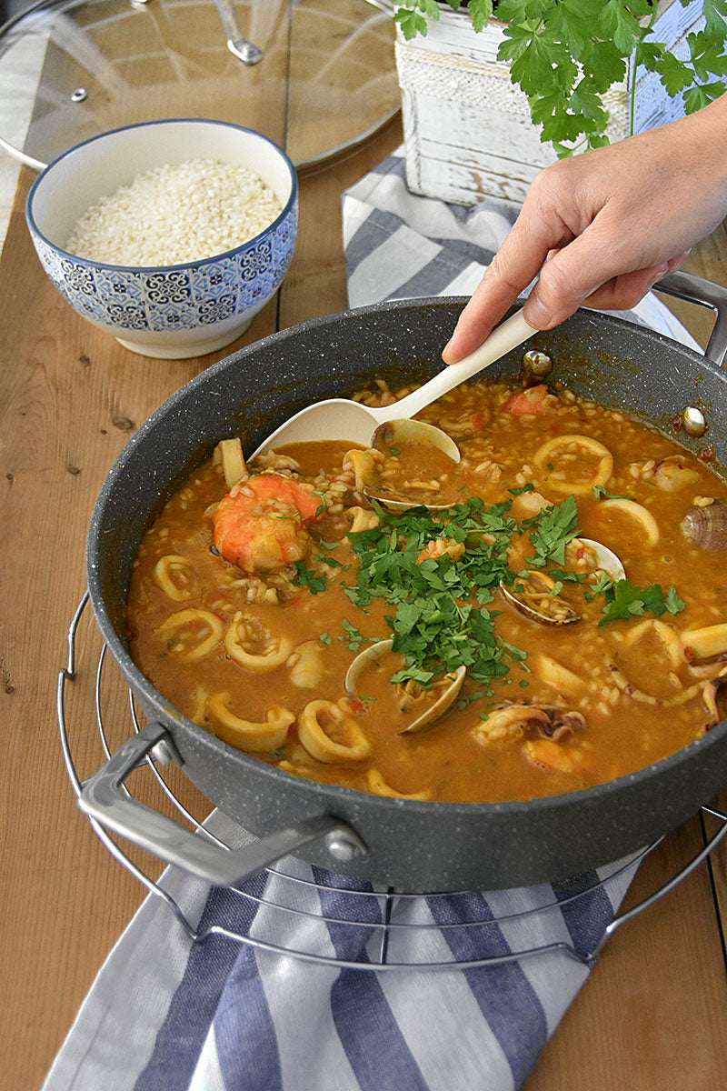 Arroz caldoso marinero
