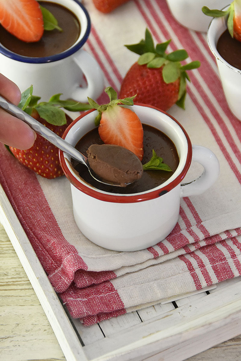 Panna cotta de chocolate