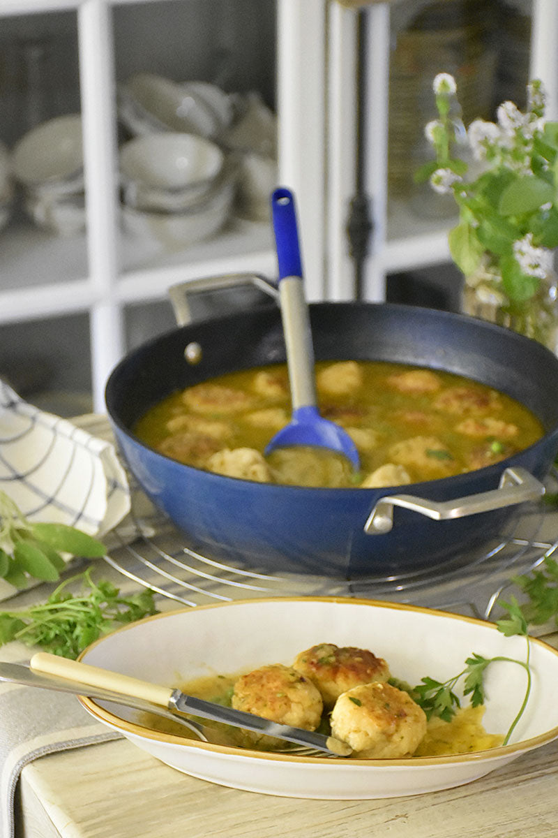 Albóndigas de merluza en salsa verde