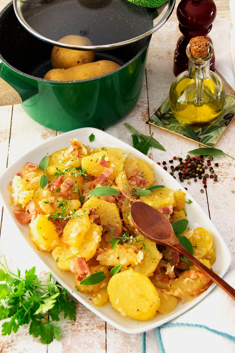 Ensalada de patatas estilo alemana