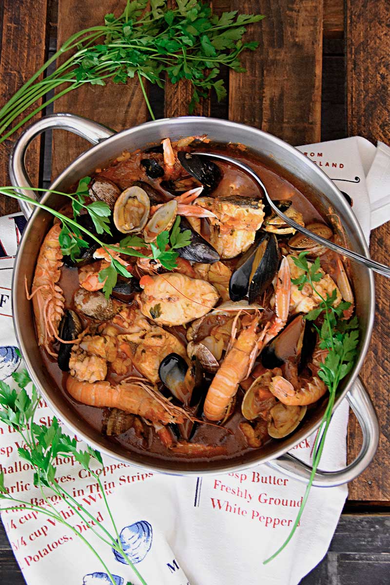 Caldereta de pescado y marisco