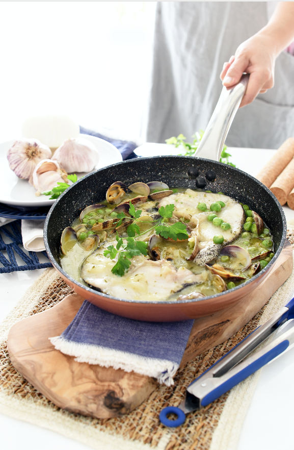 Merluza en salsa verde