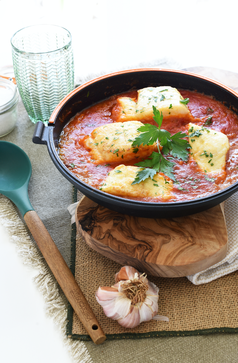 Bacalao en salsa de tomate