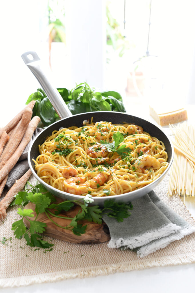 Espagueti carbonara di mare