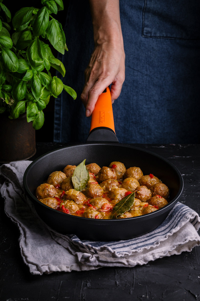 Albóndigas de pollo en salsa