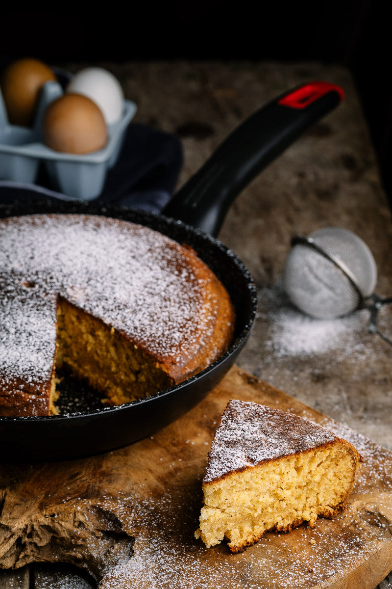 Bizcocho en sartén