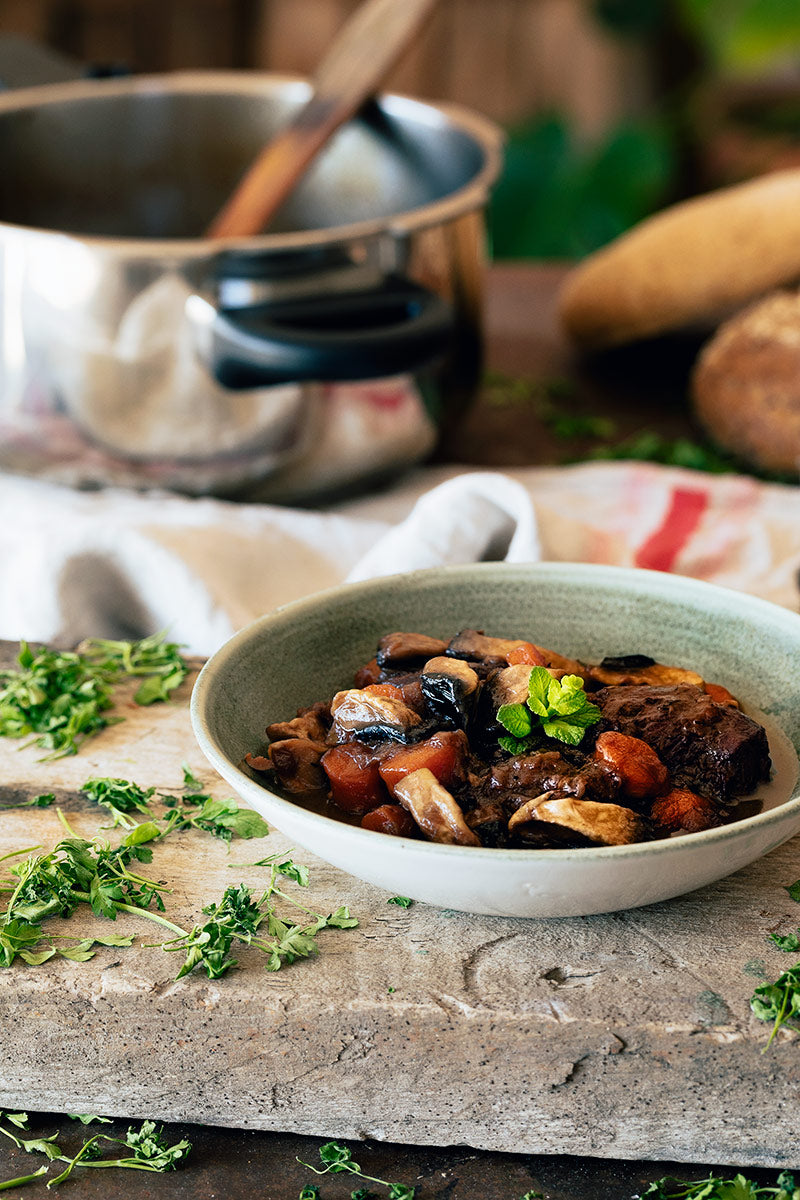 Carrilleras al vino tinto