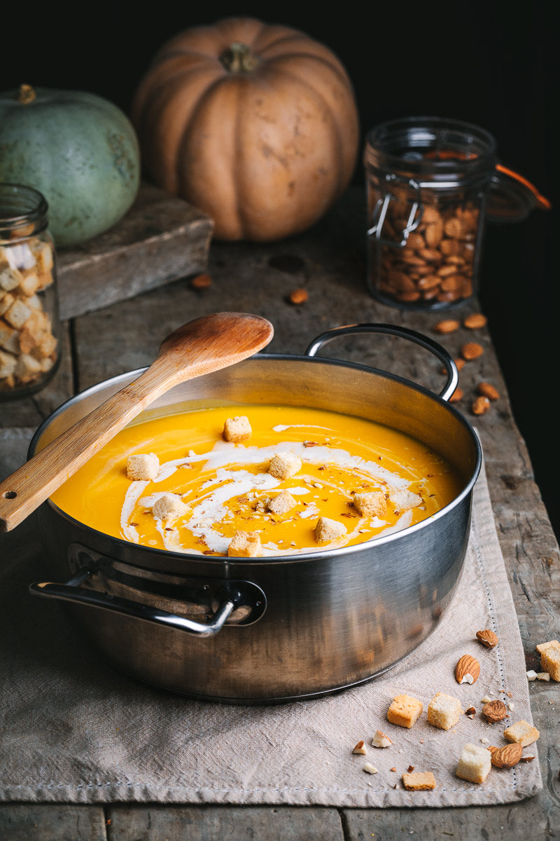 Crema de calabaza asada