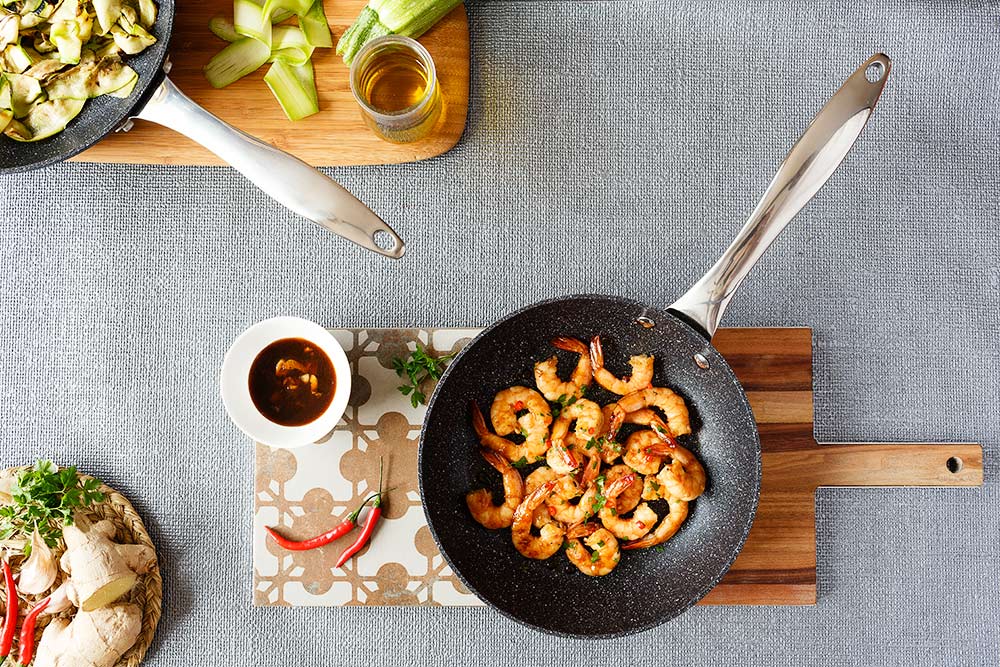 Langostinos picantes