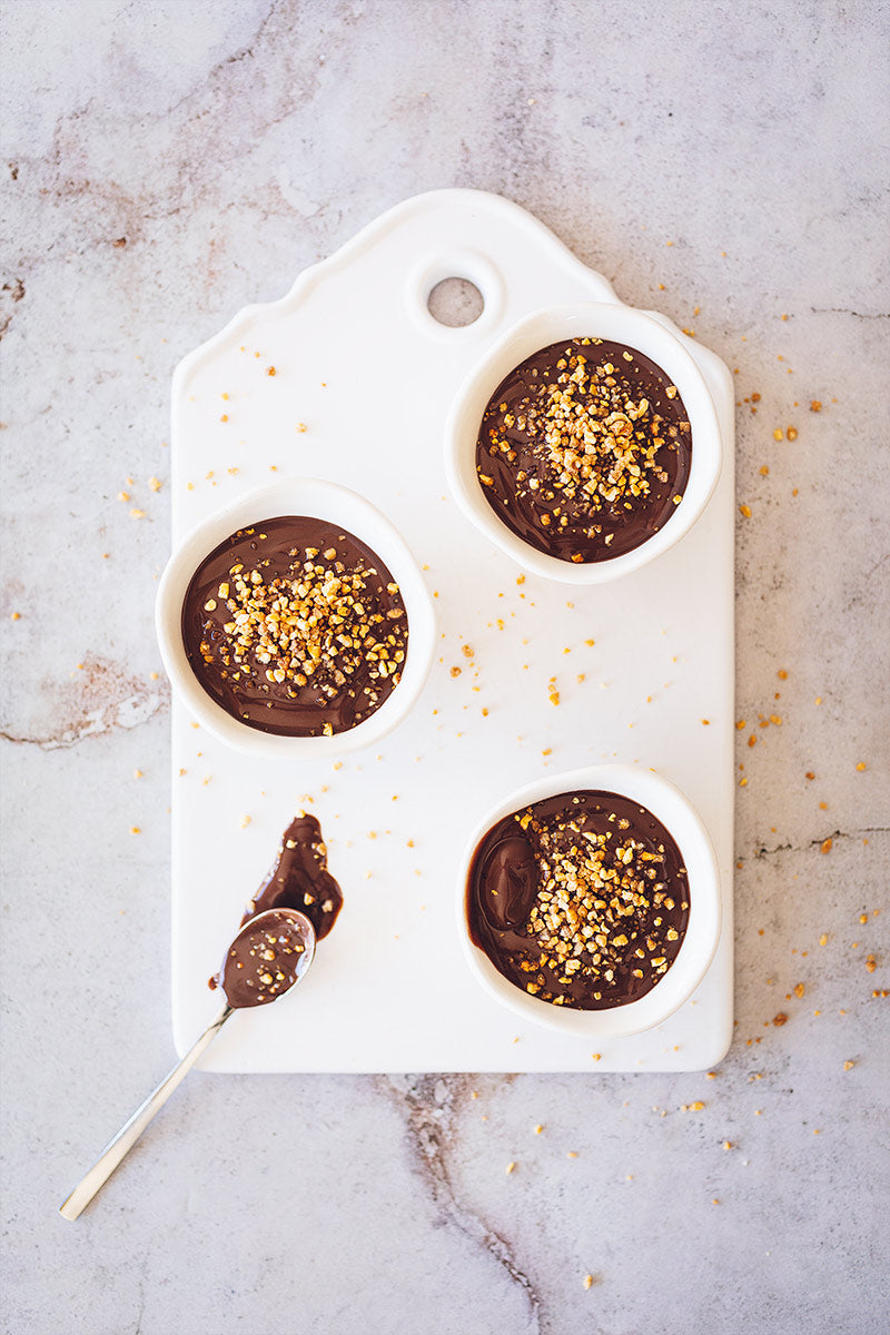 Natillas de chocolate