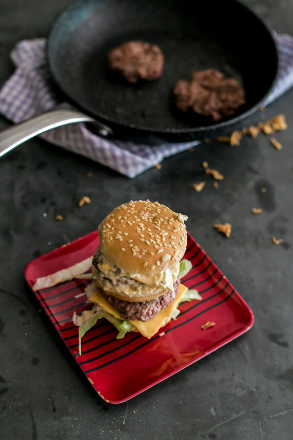 Hamburguesa Big Mac (receta de la salsa Big Mac)