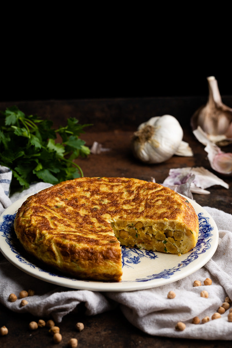 Tortilla de garbanzos
