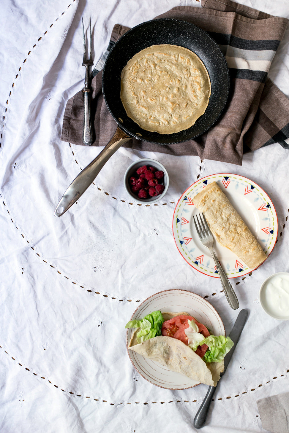 Desayunos para deportistas: tortitas de claras de huevo y avena