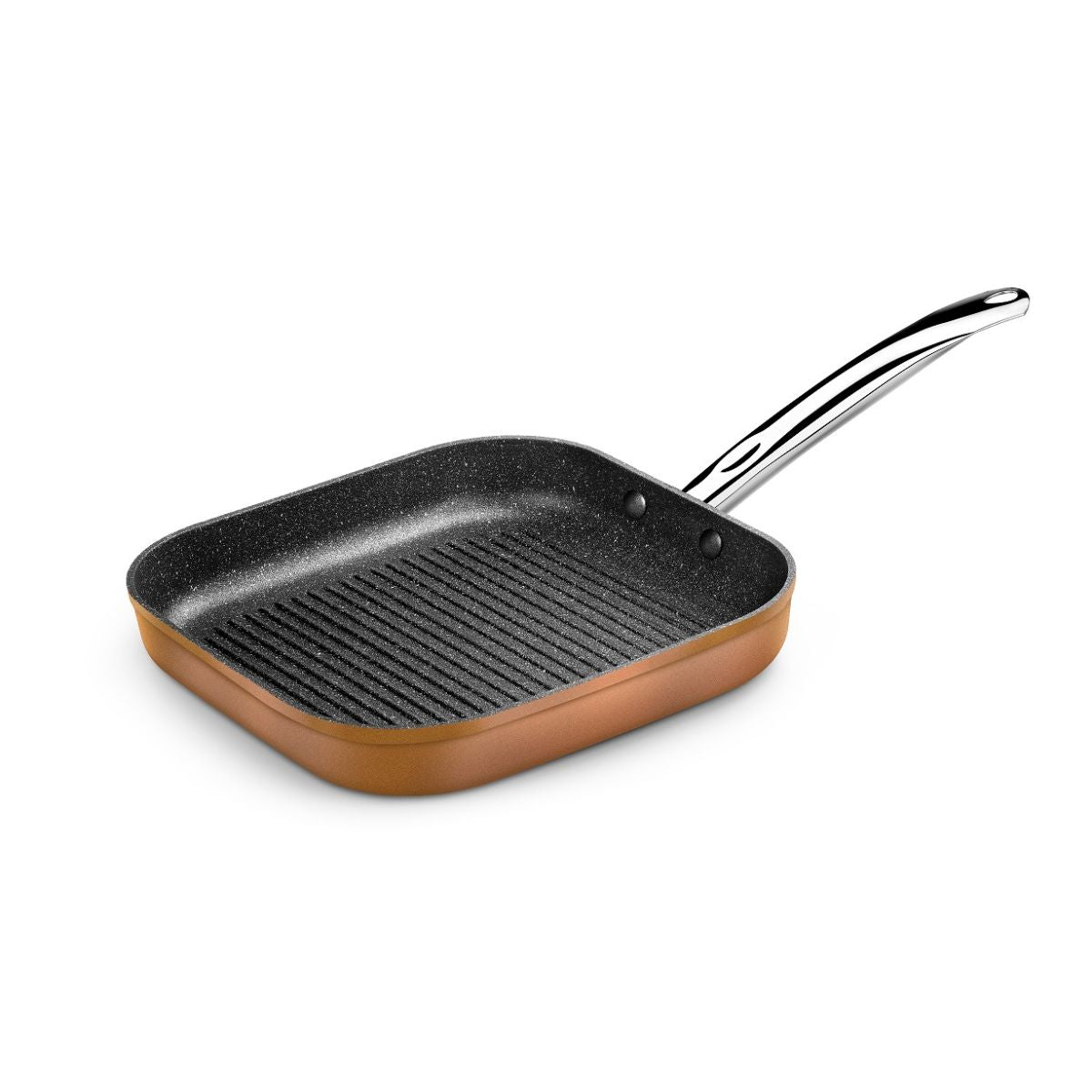 Copper Ribbed Grill Pan