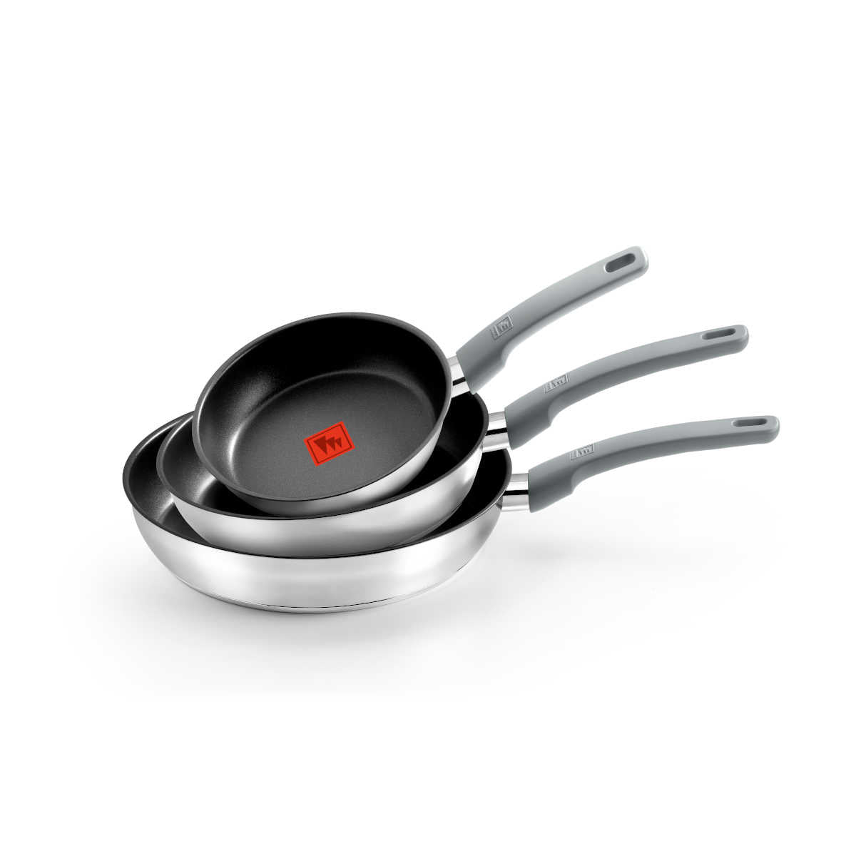3-teiliges Pfannenset Non-Stick von Elite – 20, 24 und 26 cm