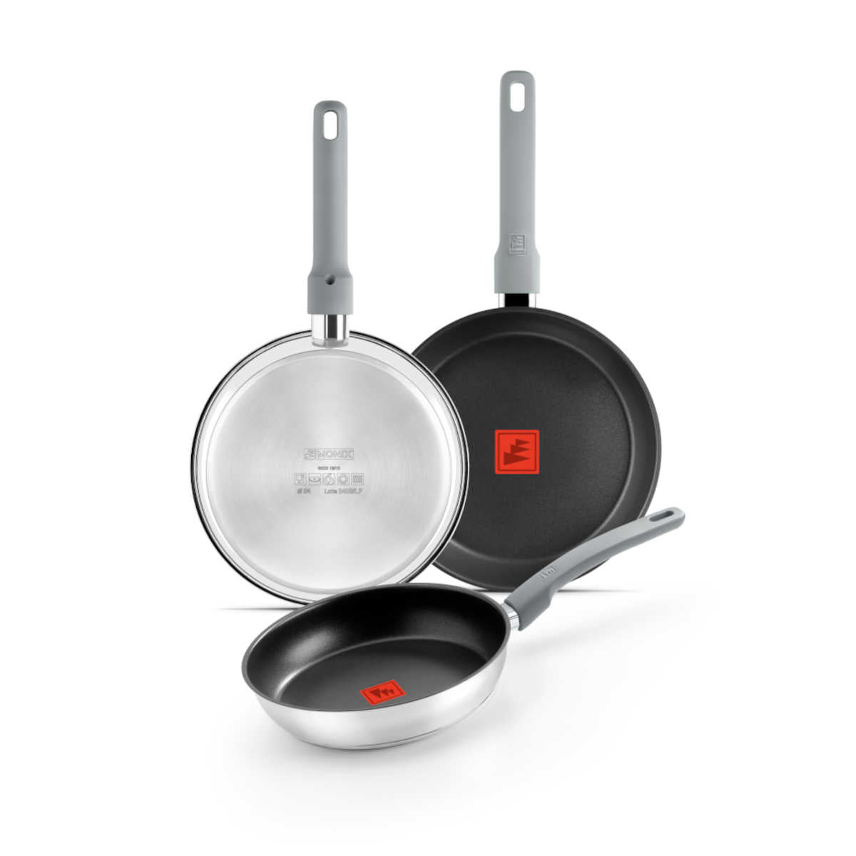 3-teiliges Pfannenset Non-Stick von Elite – 20, 24 und 26 cm