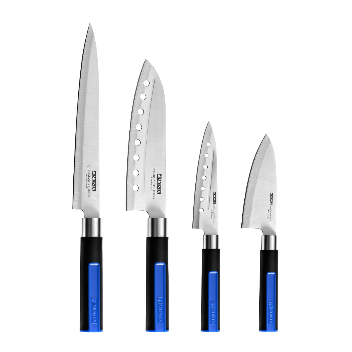 Set 6 piezas: tacoma organizadora, cuchillos Santoku y tijeras Solid Pro