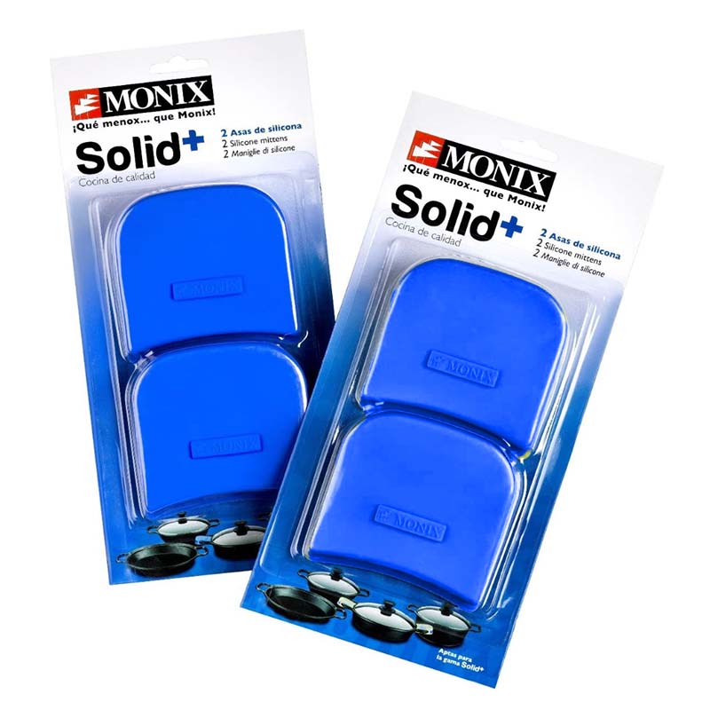 Blue Solid+ silicone handles