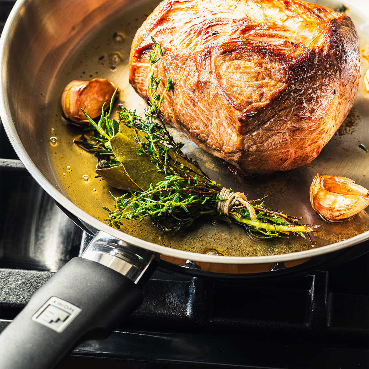 Sartén acero inoxidable sin antiadherente Elite