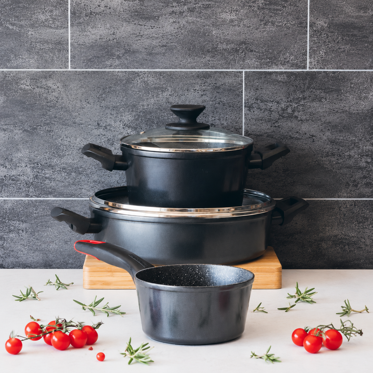 Set de cocina 3 piezas Titan Rock