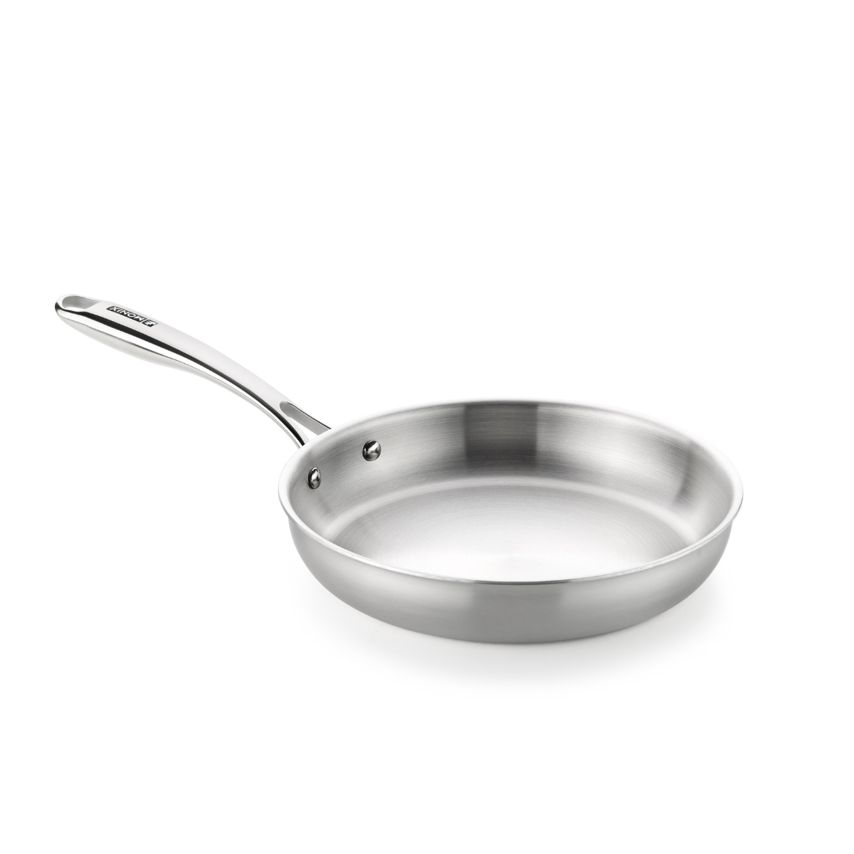 Set de 3 sartenes de acero inoxidable triply sin antiadherente Planet Inox