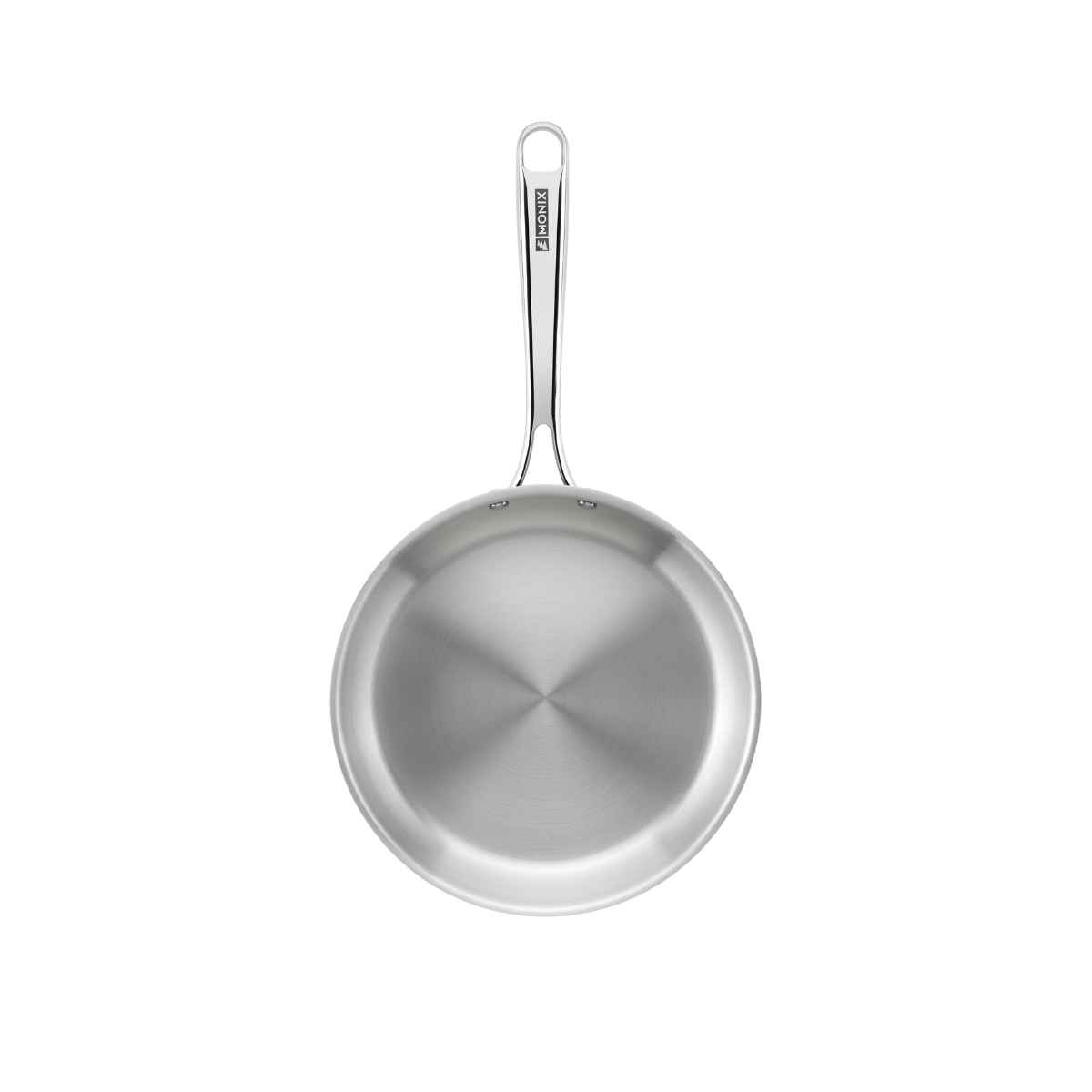 Set de 3 sartenes de acero inoxidable triply sin antiadherente Planet Inox