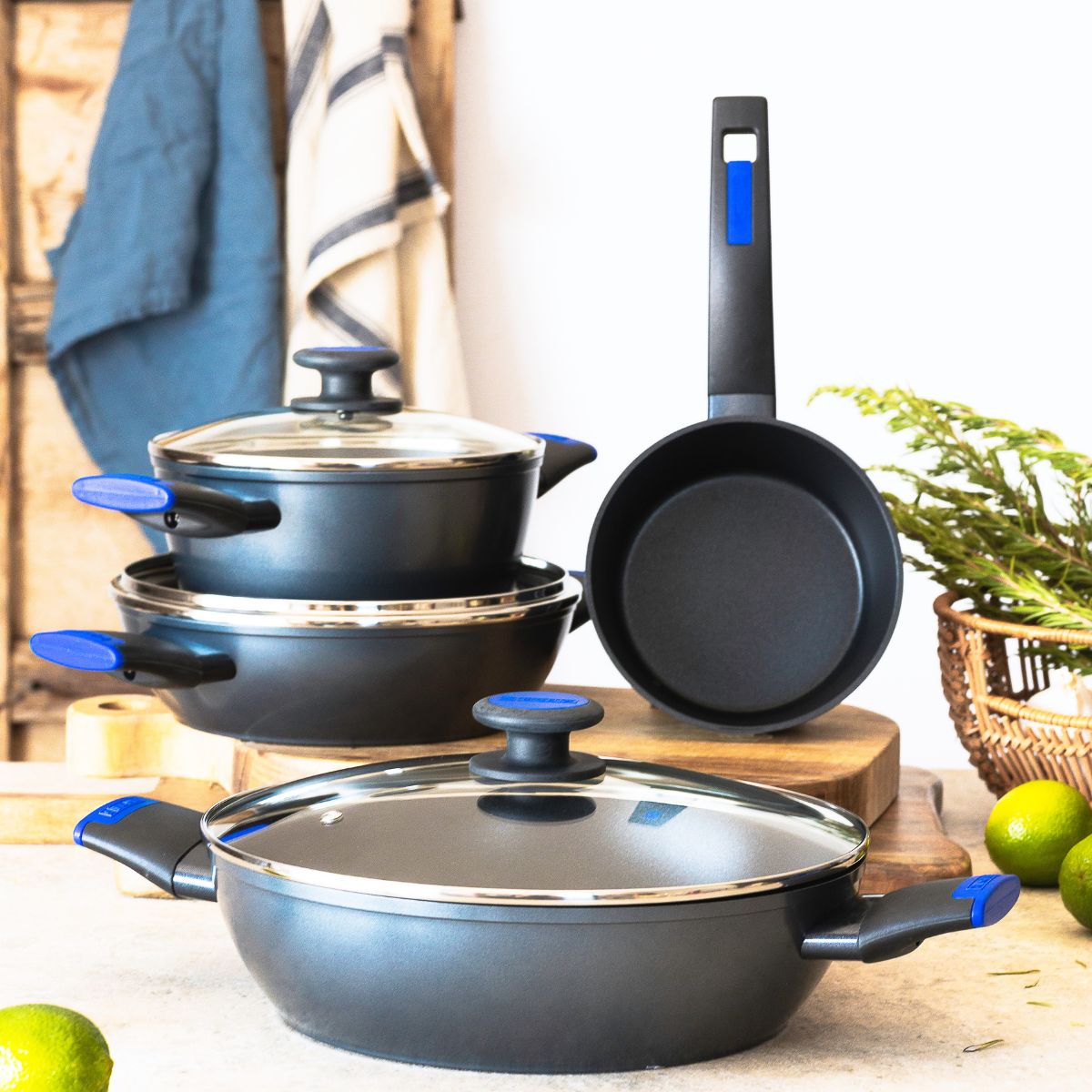 Batería de cocina 7 piezas Martín Berasategui