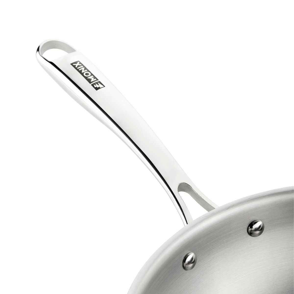 Wok de acero inoxidable triply sin antiadherente Planet Inox