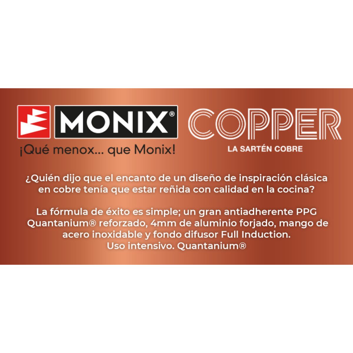 SARTEN MONIX M740020 COPPER 20