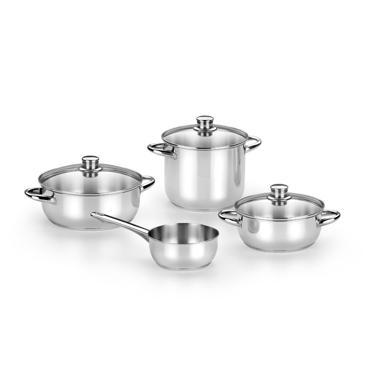 Optima 7-piece Cookware Set with Glass Lid