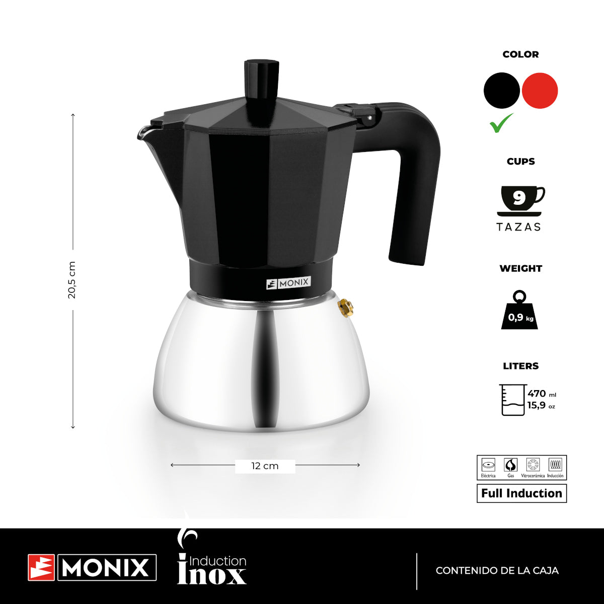 Induction Inox Moka Pot