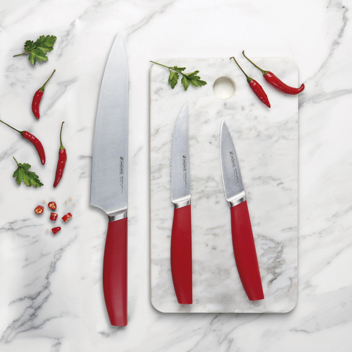 Set de 3 cuchillos Prepare